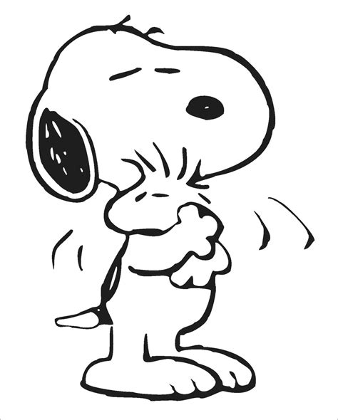 Printable Snoopy Coloring